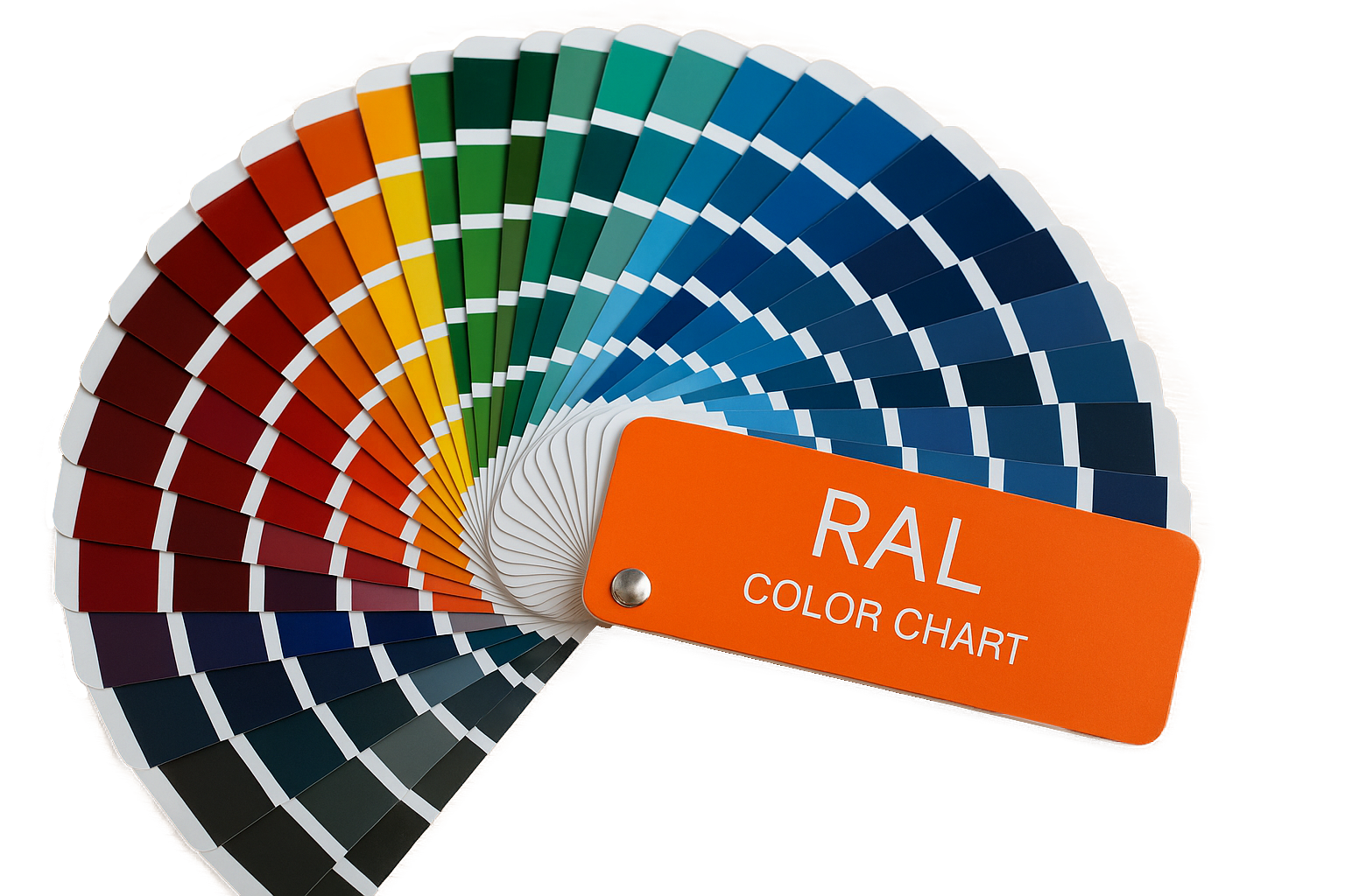 RAL kleuren overkappingen
